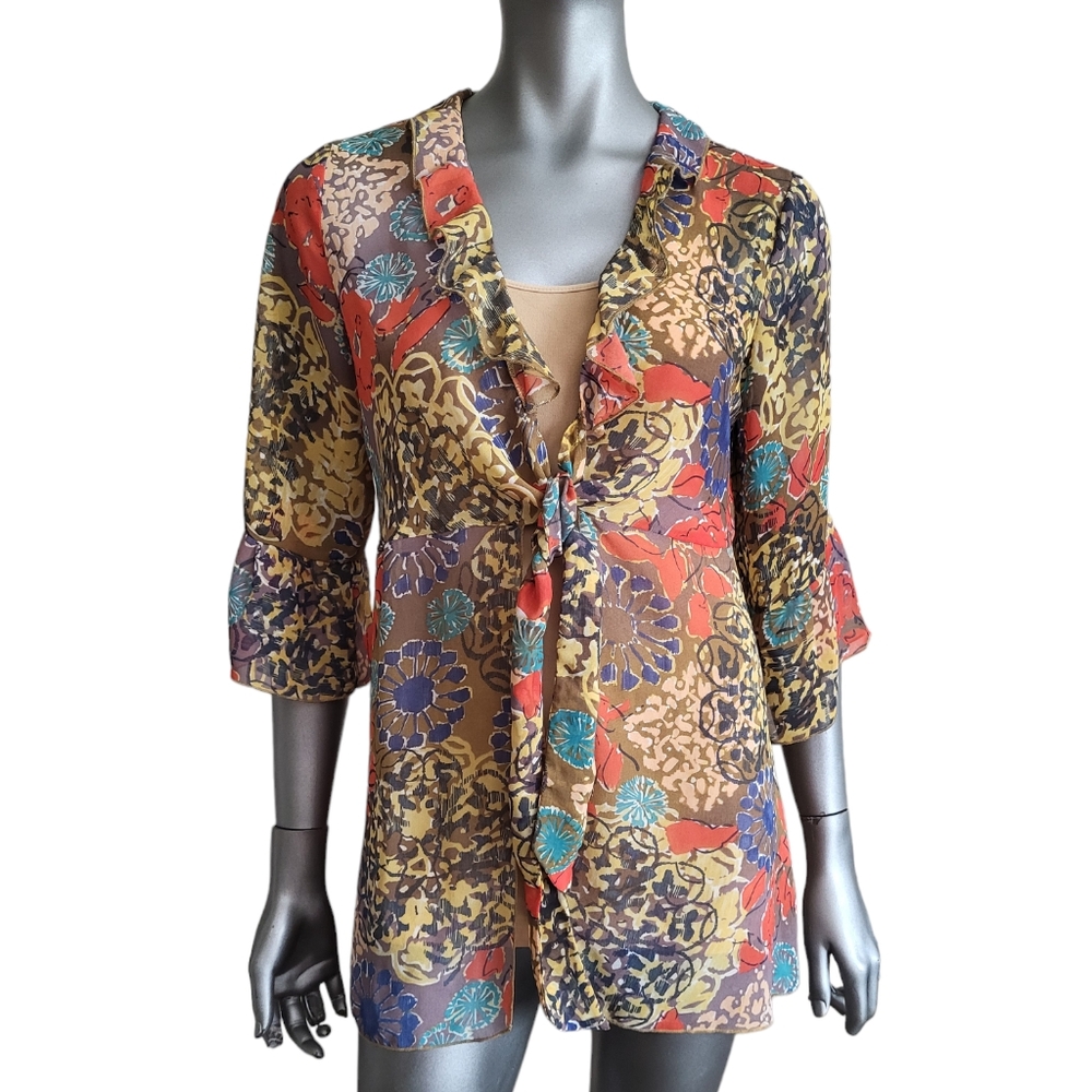 170. CAbi #360 Lightweight SheercJacket - Size Small